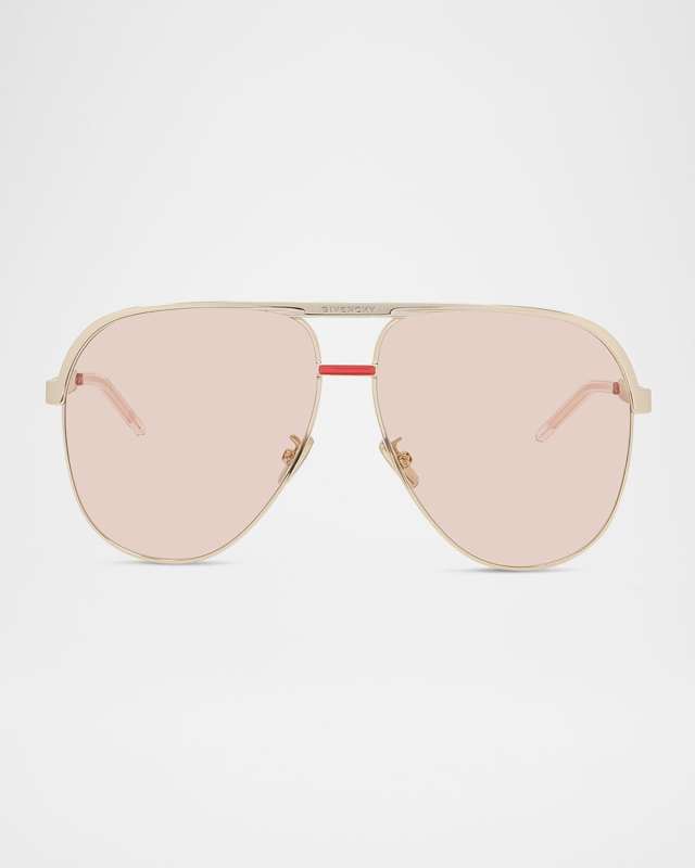 GV40117UW Aviator Metal Sunglasses